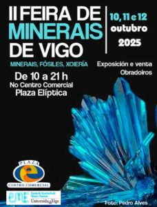 II-Feria-de-Vigo-cartel Cartel de II Feria de Minerales de Vigo 2025