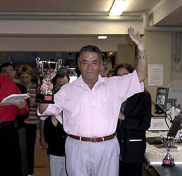 PremiadoCremona2001 Antonio Barahona Ortiz. Premio al mejor micromount 2001 en la Feria e Cremona, Italia.