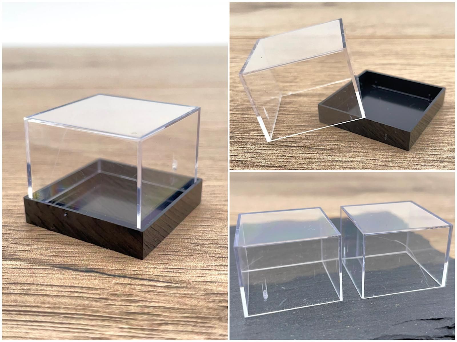 Caja de micromount tamaño 28 x 28 x 22 mm